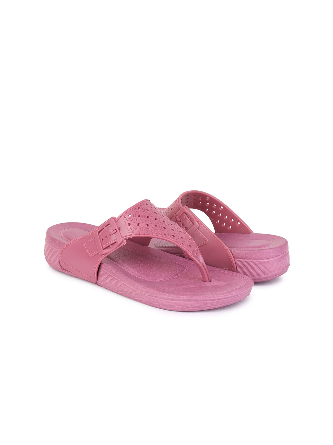 

PENNEN Women One Toe Flats, Magenta