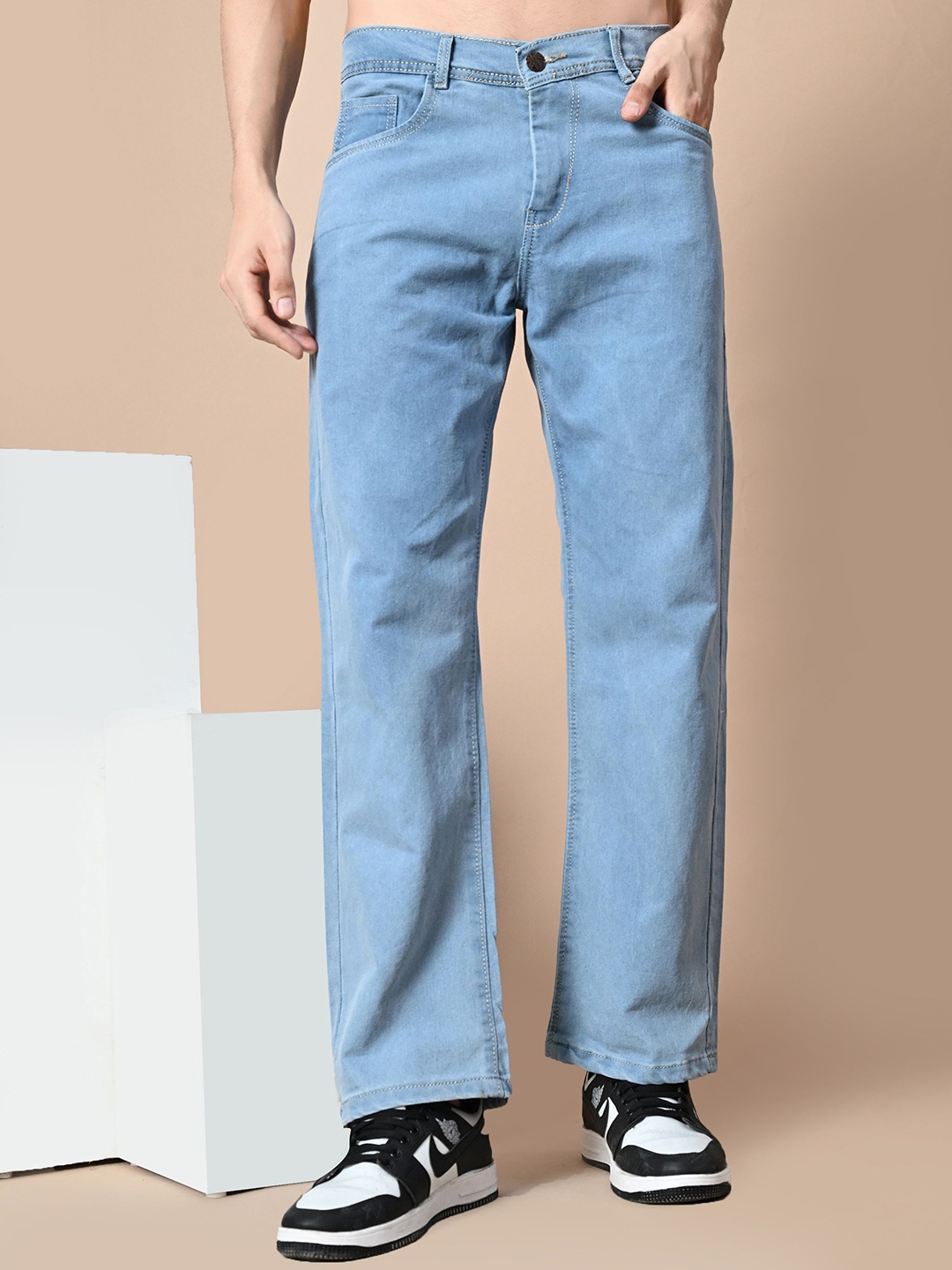 

Moda Rapido Men Classic Jeans, Blue