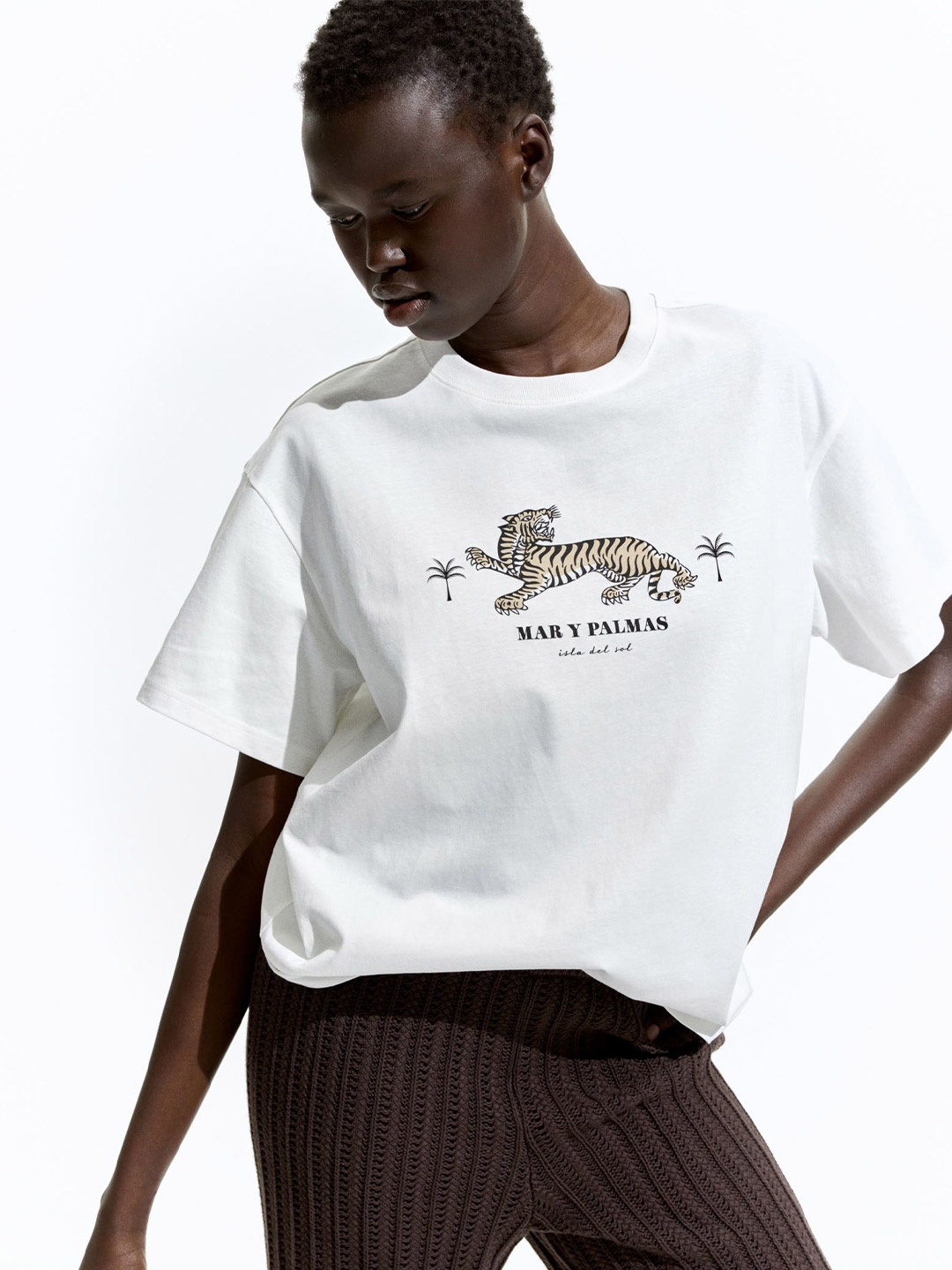 

H&M Oversized T-Shirt, White