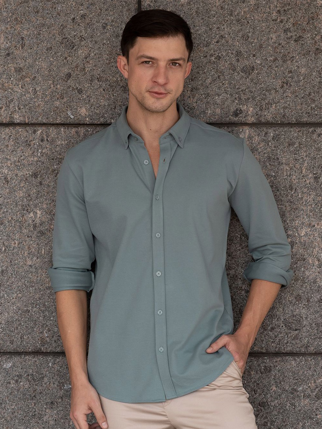 

ARISTOBRAT Men Opaque Casual Shirt, Blue