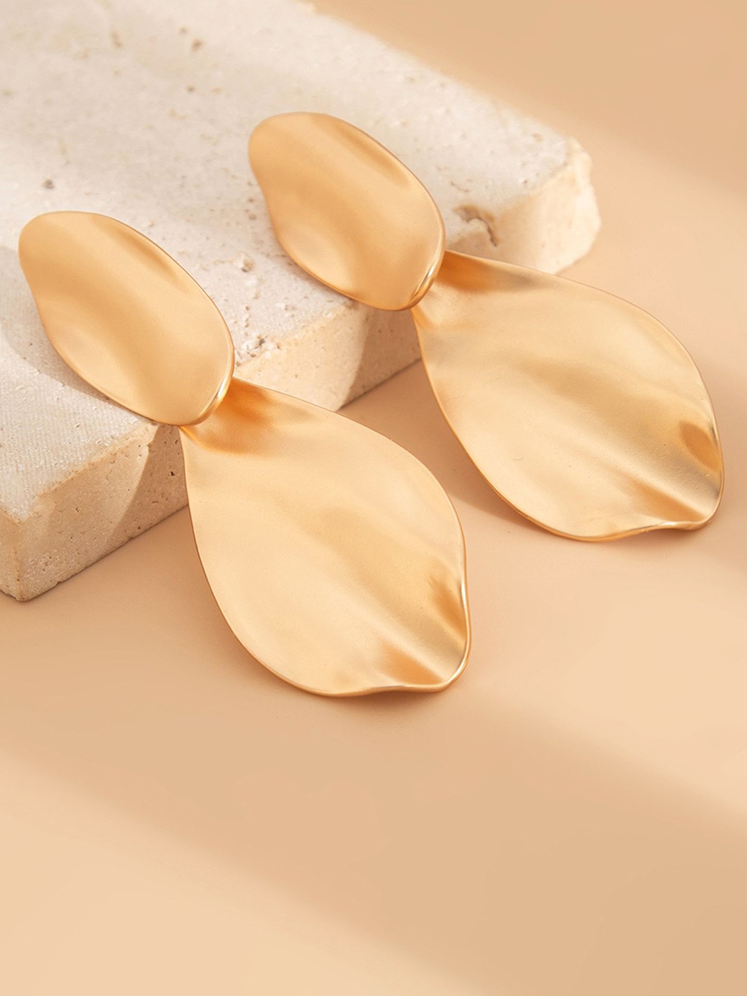 

LULU & SKY Contemporary Drop Earrings, Gold