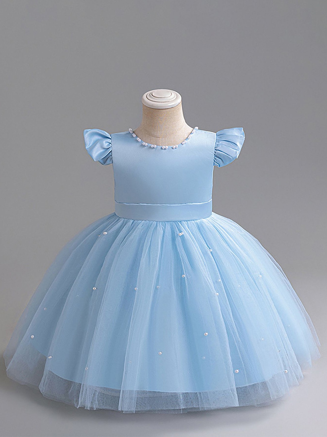 

LULU & SKY Fit & Flare Dress, Blue