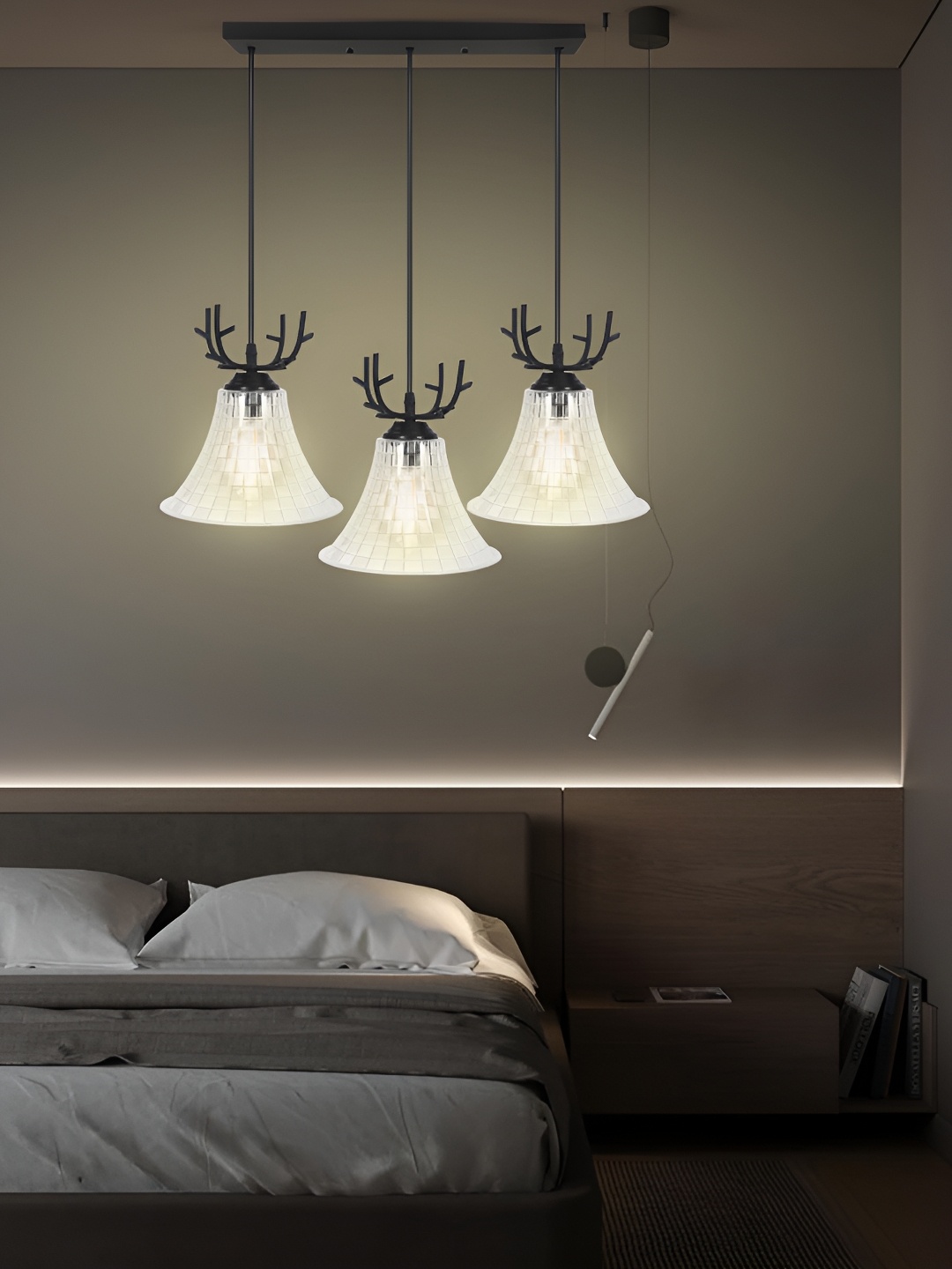 

GAUVIK Transparent Textured Ceiling Lamp