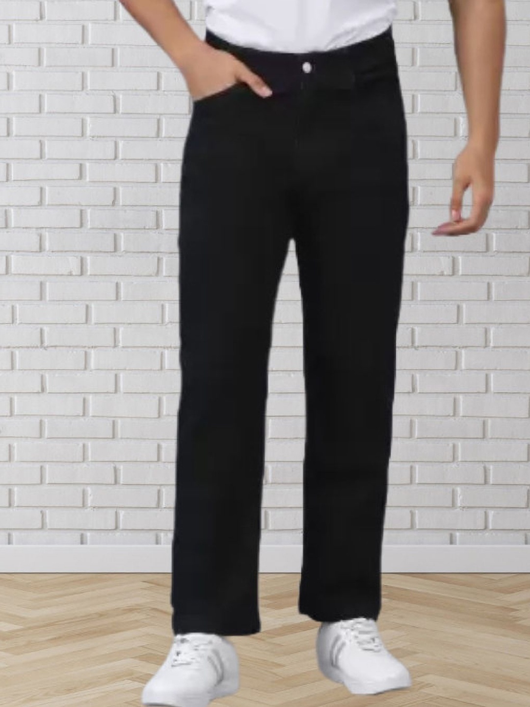 

COMFITS Men Classic Stretchable Jeans, Black
