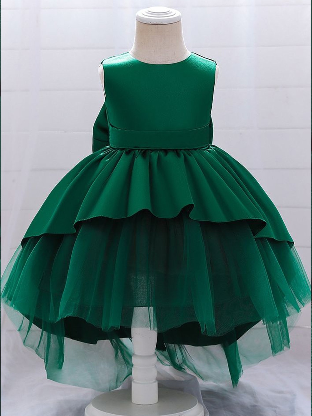 

LULU & SKY Peplum Dress, Green