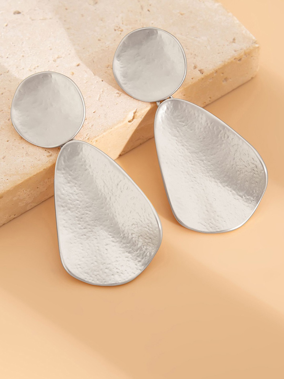 

LULU & SKY Contemporary Drop Earrings, Silver
