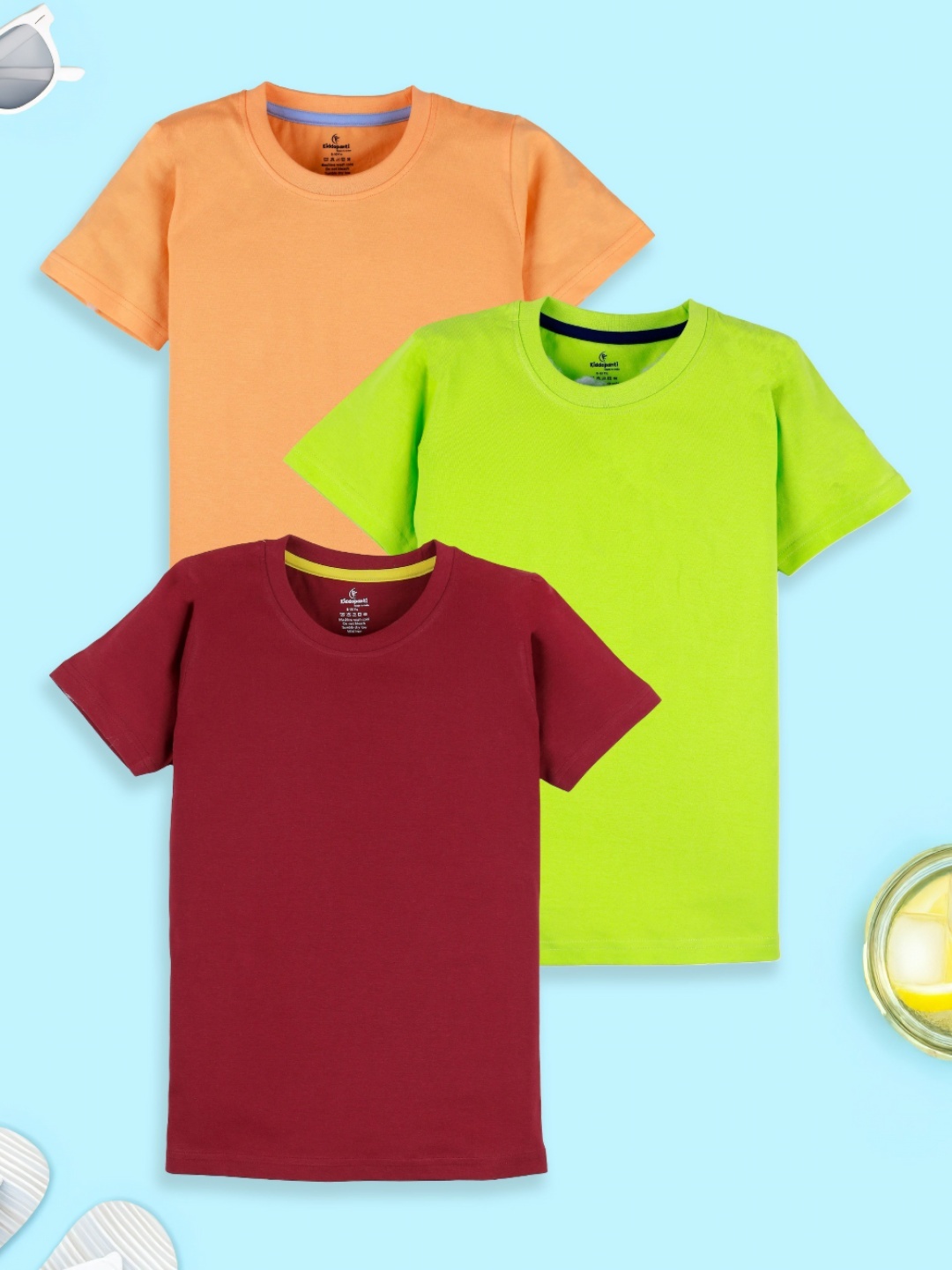 

KiddoPanti Boys 3 Pockets T-shirt, Multi