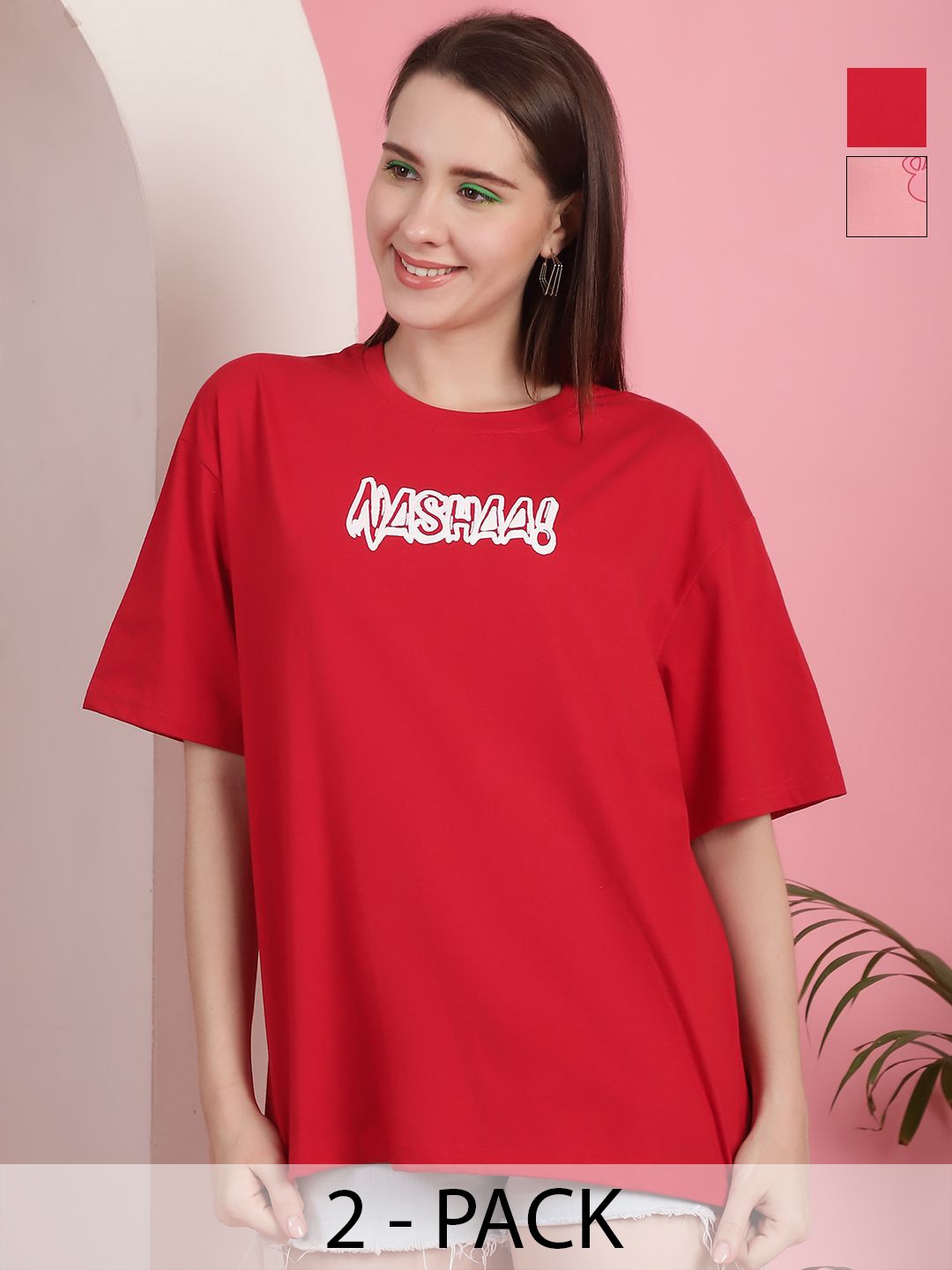 

Dreambe Women Printed T-shirt, Multi