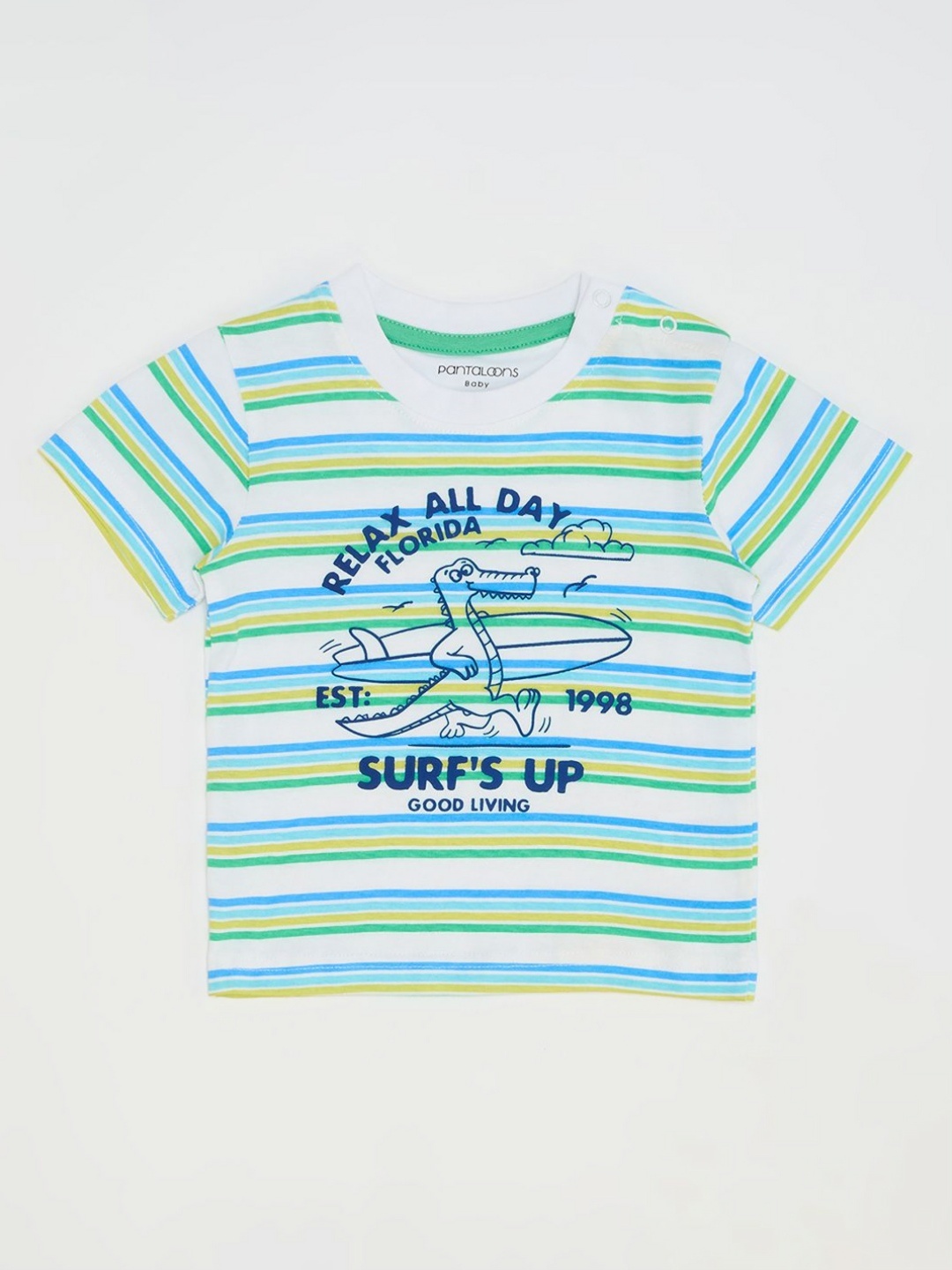 

Pantaloons Baby Boys Printed T-shirt, White
