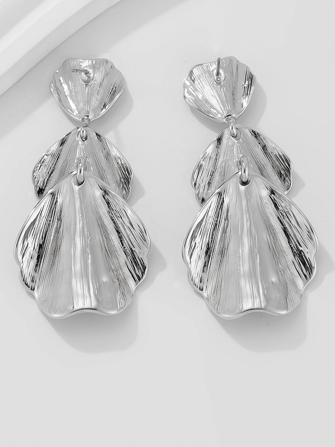 

LULU & SKY Contemporary Drop Earrings, White