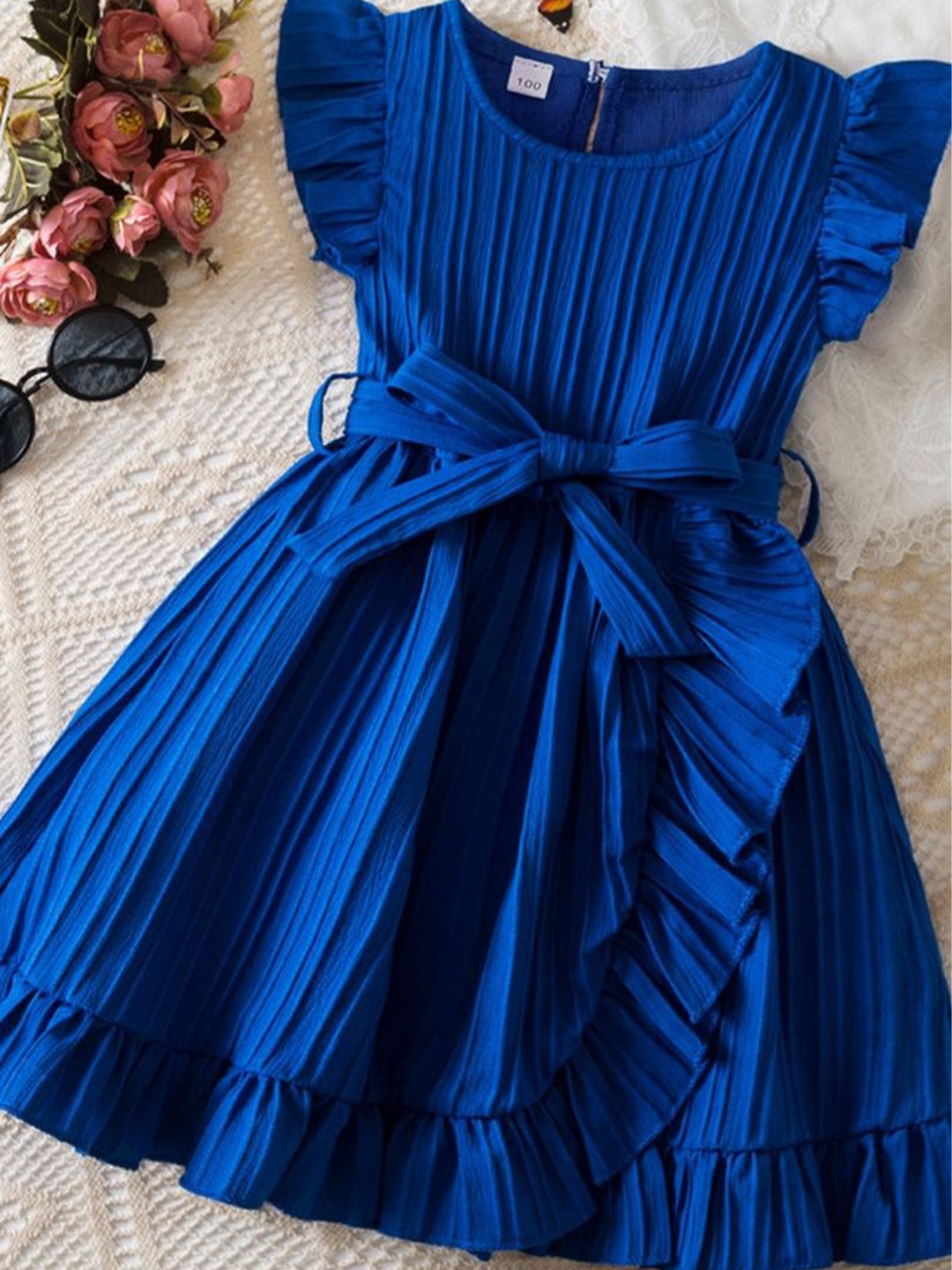 

LULU & SKY Fit & Flare Dress, Blue