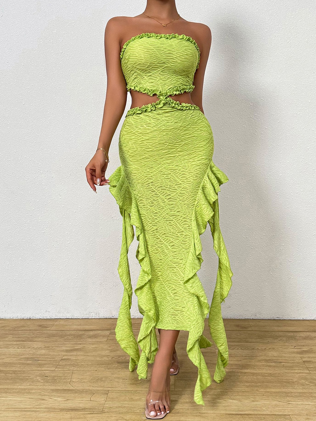 

StyleCast x Revolte Bodycon Midi Dress, Yellow