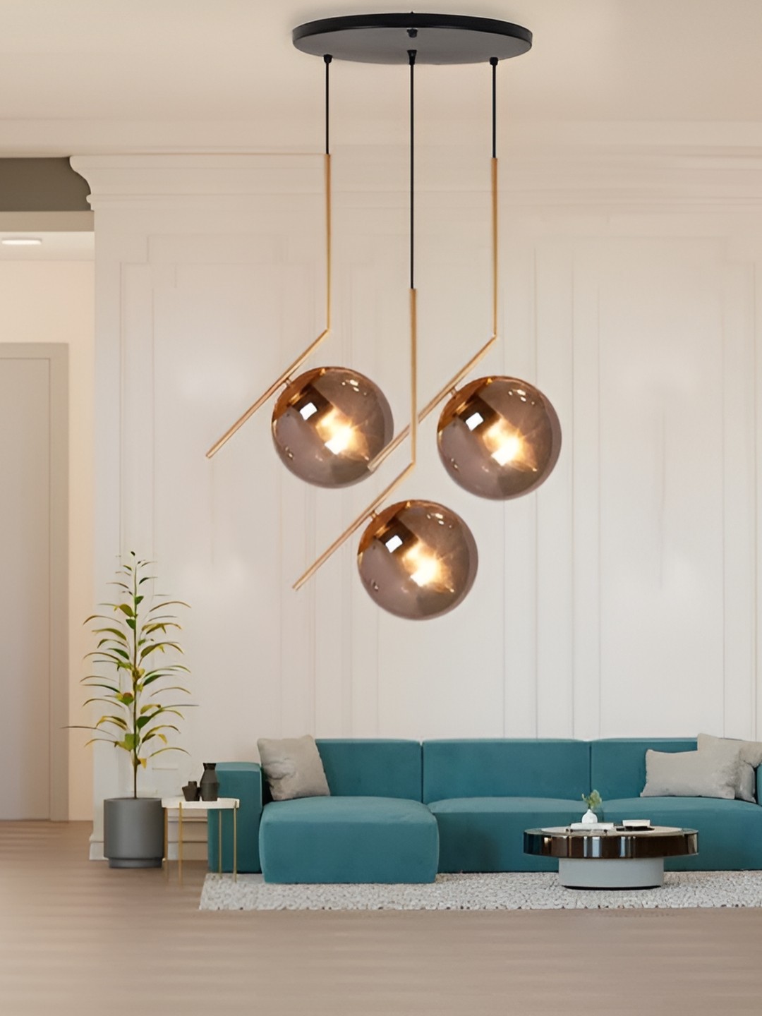 

GAUVIK Gold-Toned Ceiling Lamp