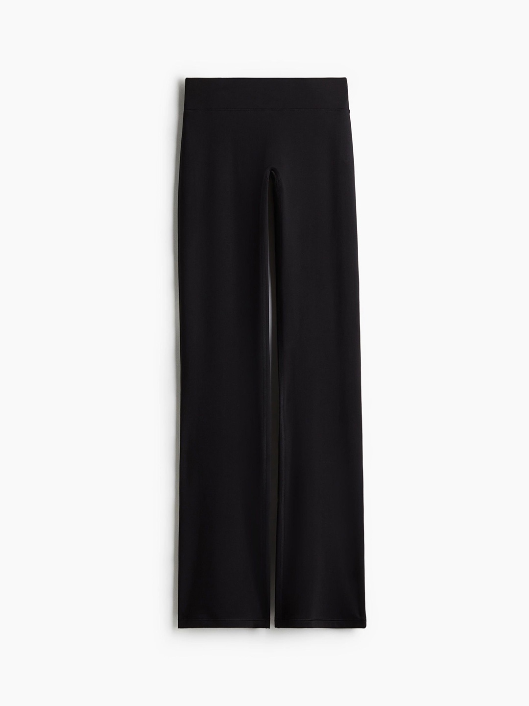 

H&M Flared Sports Leggings With SoftMove, Black