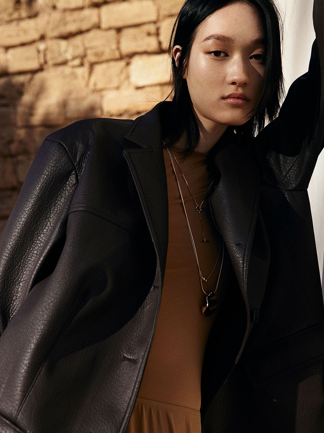 

H&M Single-Breasted Blazer, Brown
