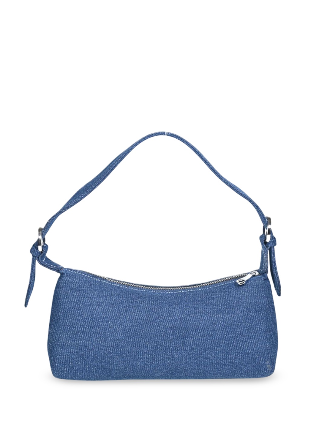 

Donicy Structured Shoulder Bag with Applique, Blue