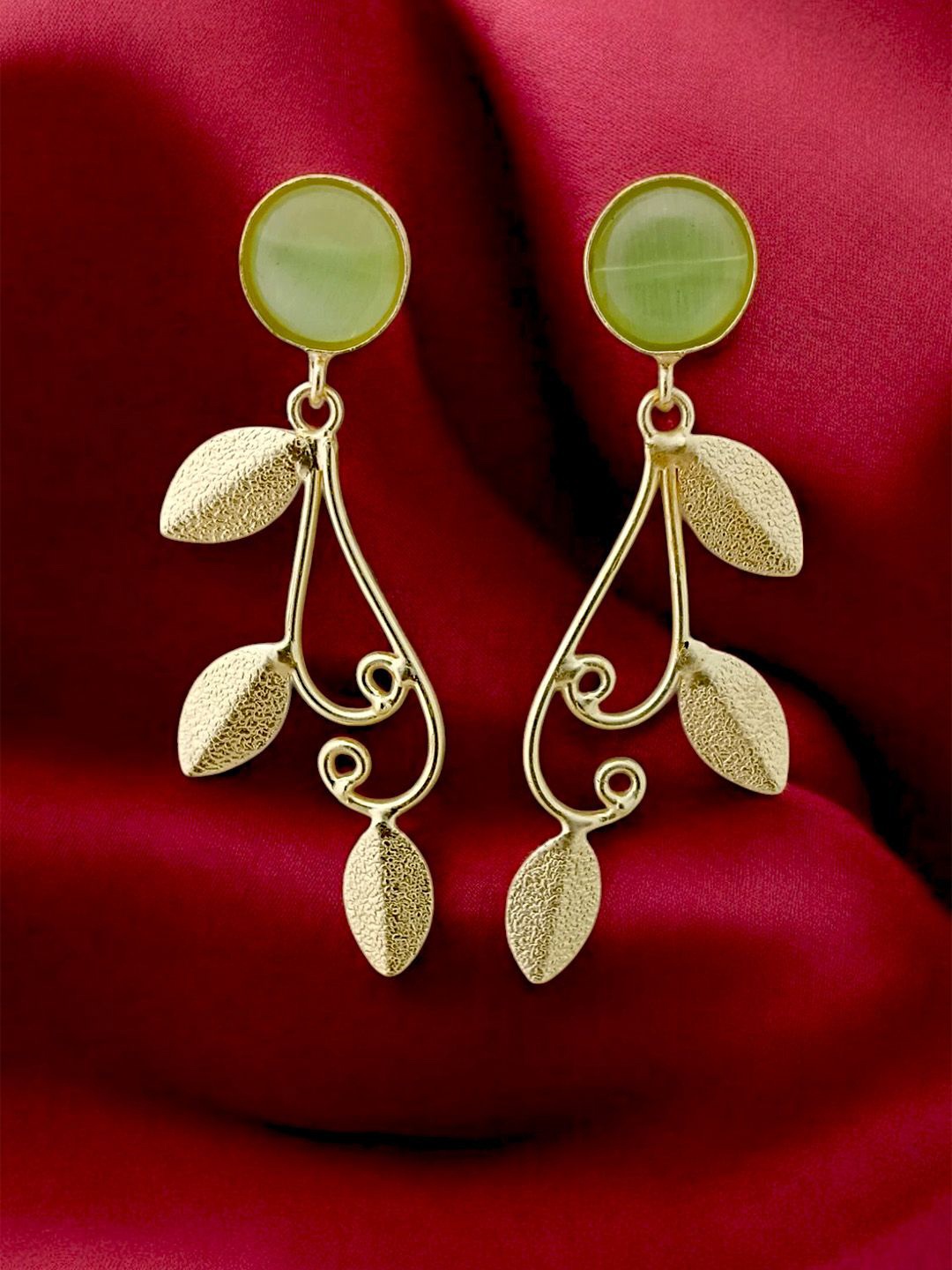 

TISHUL JEWELS Classic Drop Earrings, Sea green
