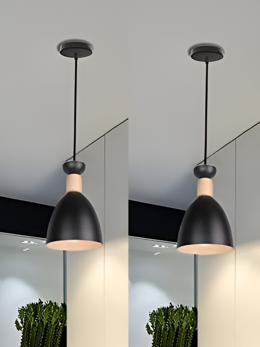 

GAUVIK Black Aluminium Ceiling Lamp