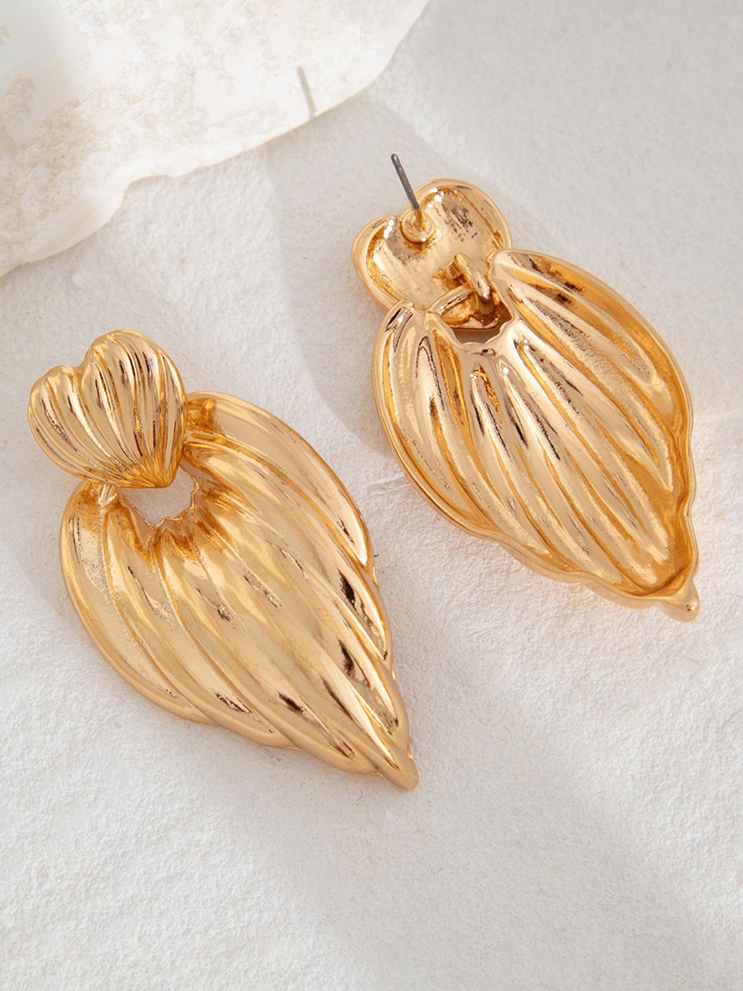 

LULU & SKY Contemporary Drop Earrings, Gold