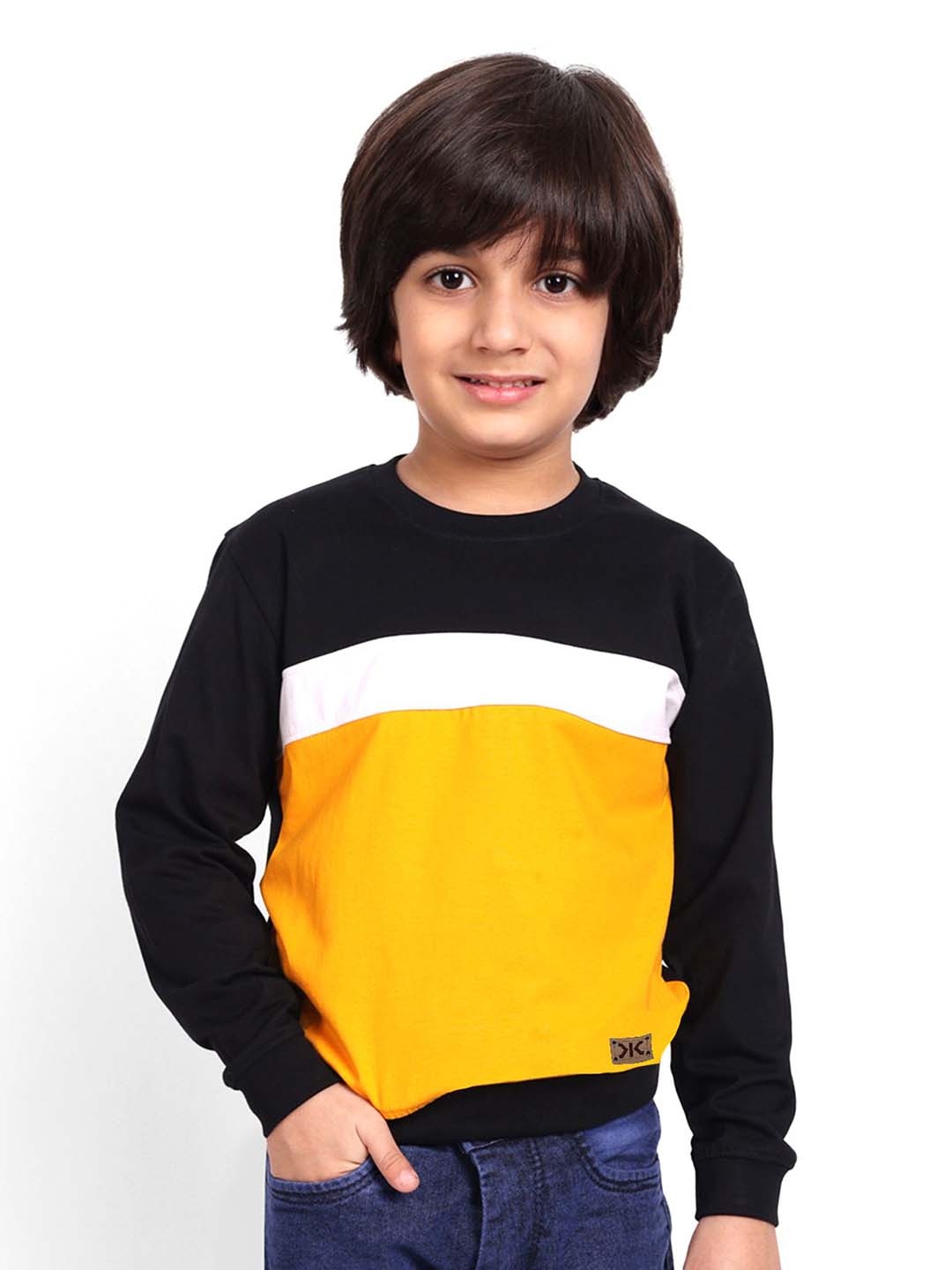 

Killer Boys Colourblocked T-shirt, Black