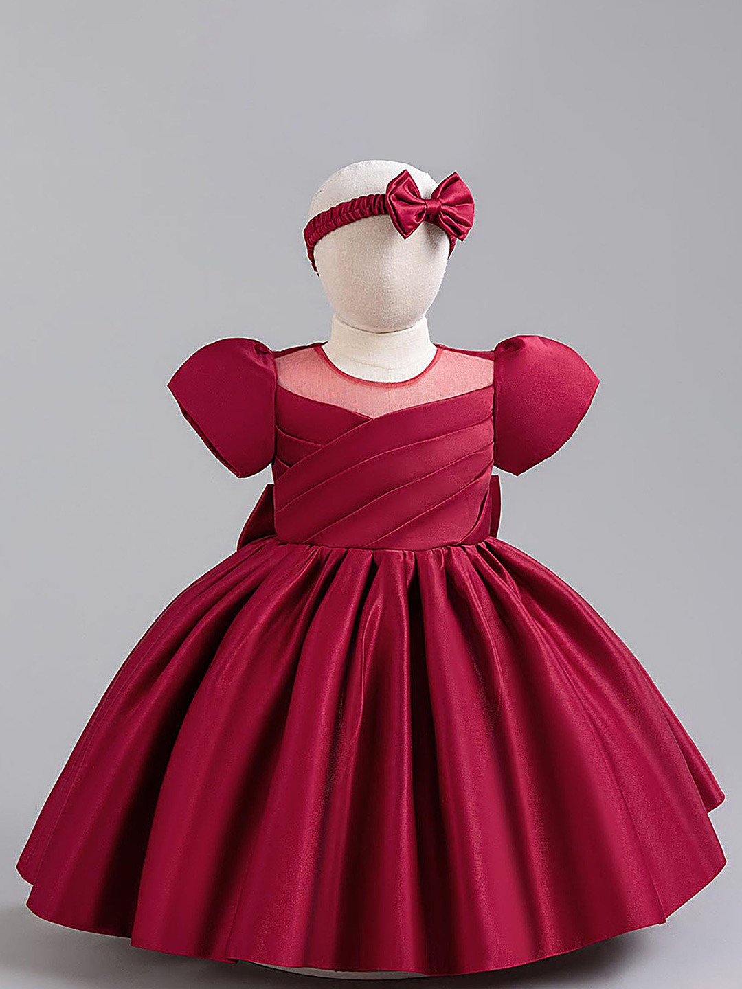 

LULU & SKY Fit & Flare Dress, Red