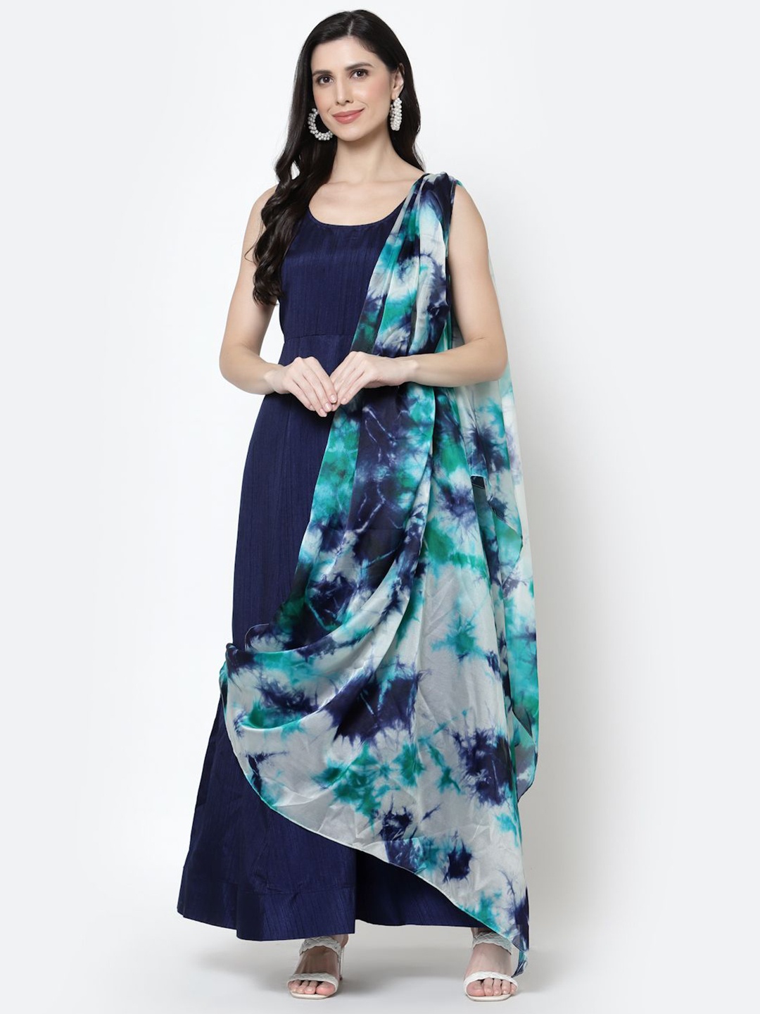

DELIS A-Line Maxi Dress, Navy blue