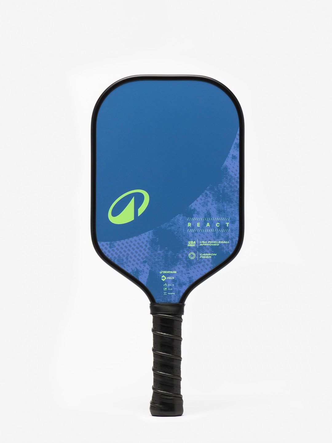 

KUIKMA By Decathlon Printed Pickleball Racket, Black