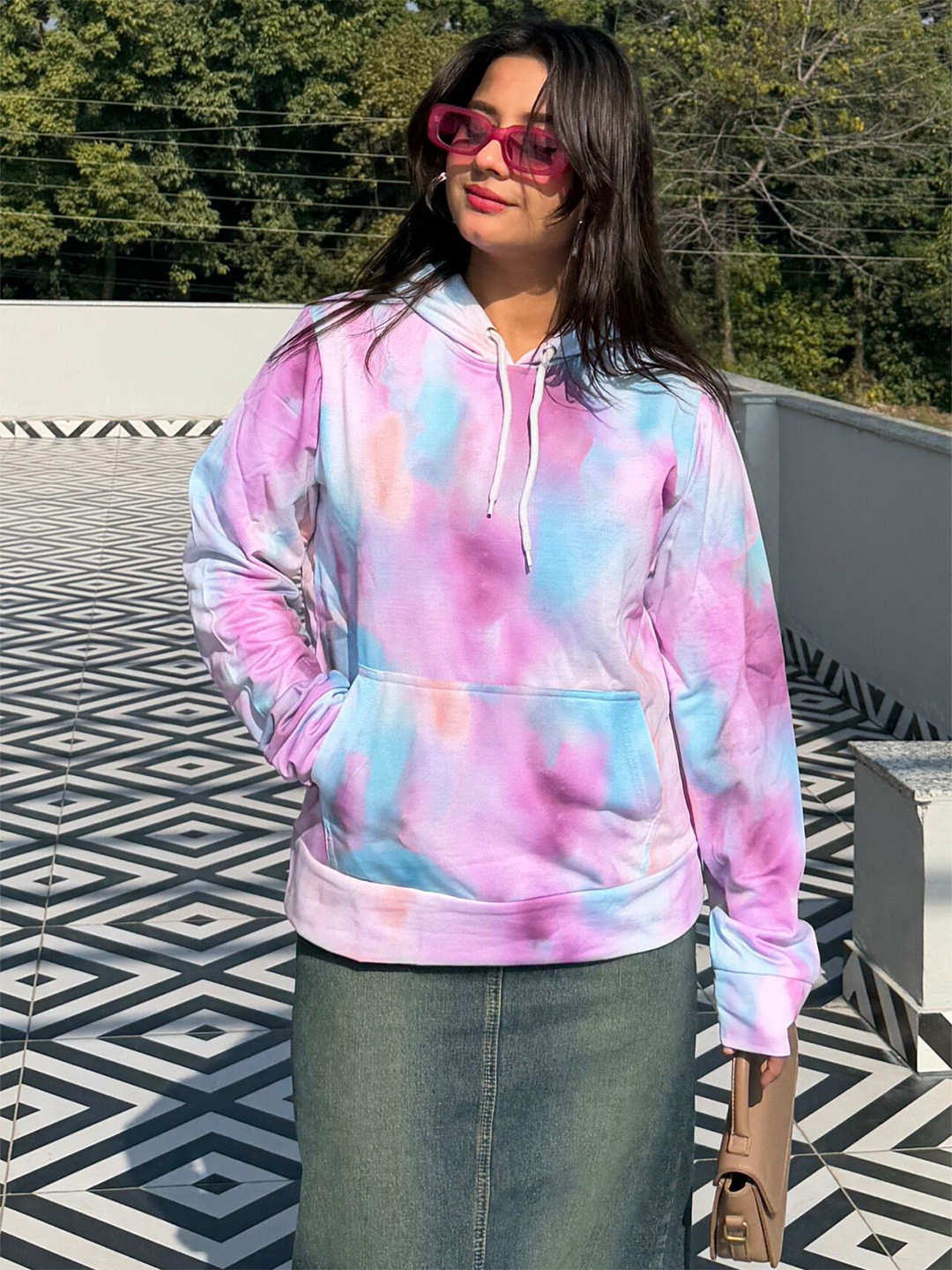 

BAESD Women Printed Sweatshirt, Multi