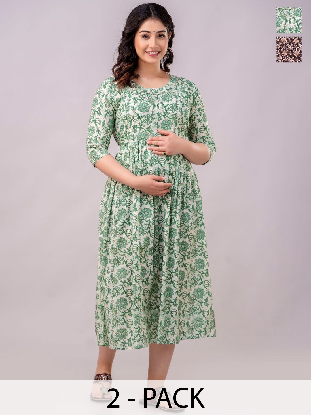 

Moda Rapido Women Tribal Printed Anarkali Kurta, Multi