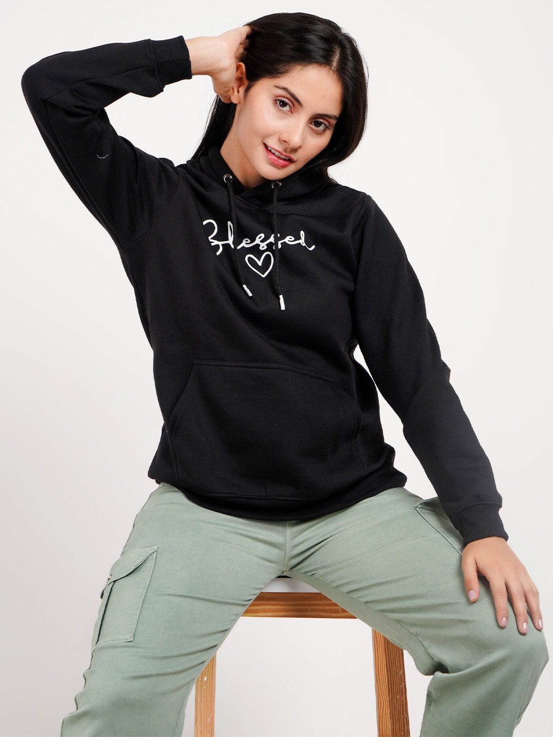 

Lugo Women Hooded Sweatshirt, Black