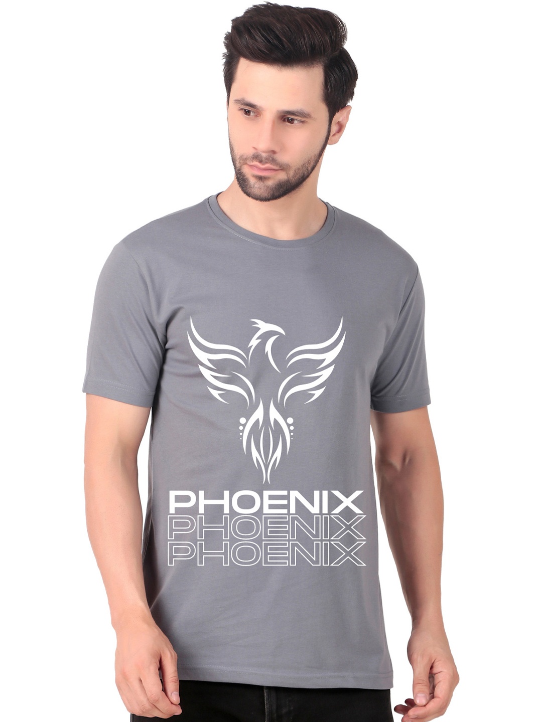 

FABSTIEVE Men New Orleans Pelicans Neymar Printed T-shirt, Grey