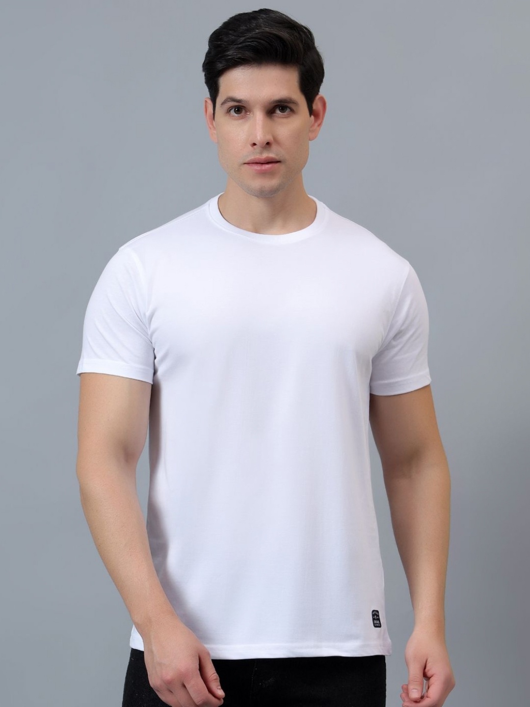 

Cantabil Men Pockets T-shirt, White