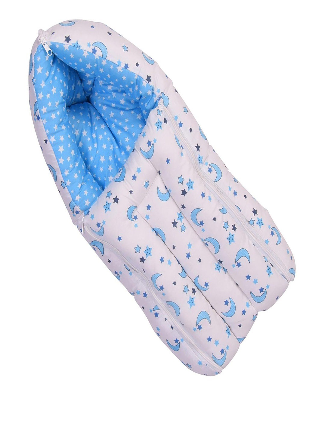 

DALUCI Infants Star & Moon Printed Cotton Lightweight Sleeping Bag, Blue