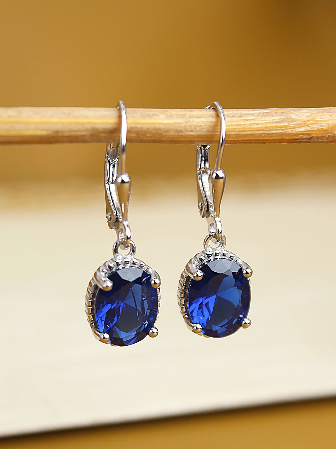 

DEVASHREE Classic Drop Earrings, Blue