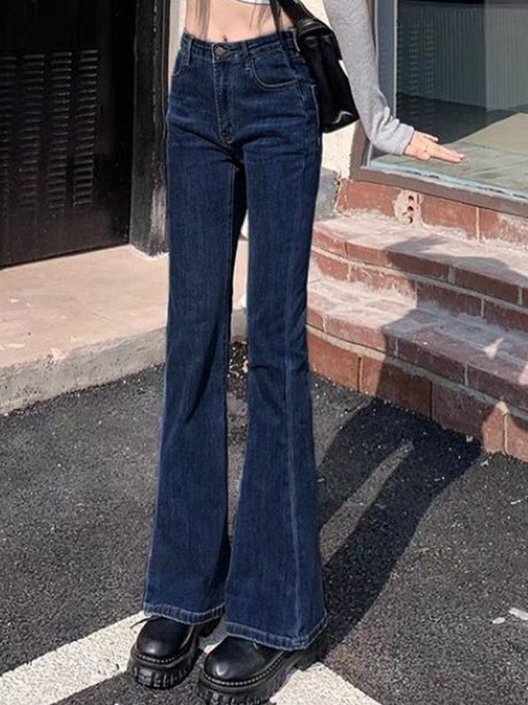 

StyleCast Women Bootcut High-Rise Jeans, Blue