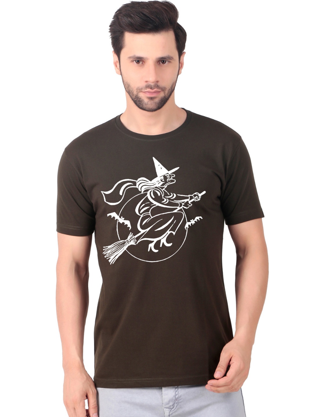

FABSTIEVE Men New Orleans Pelicans Neymar Printed T-shirt, Brown