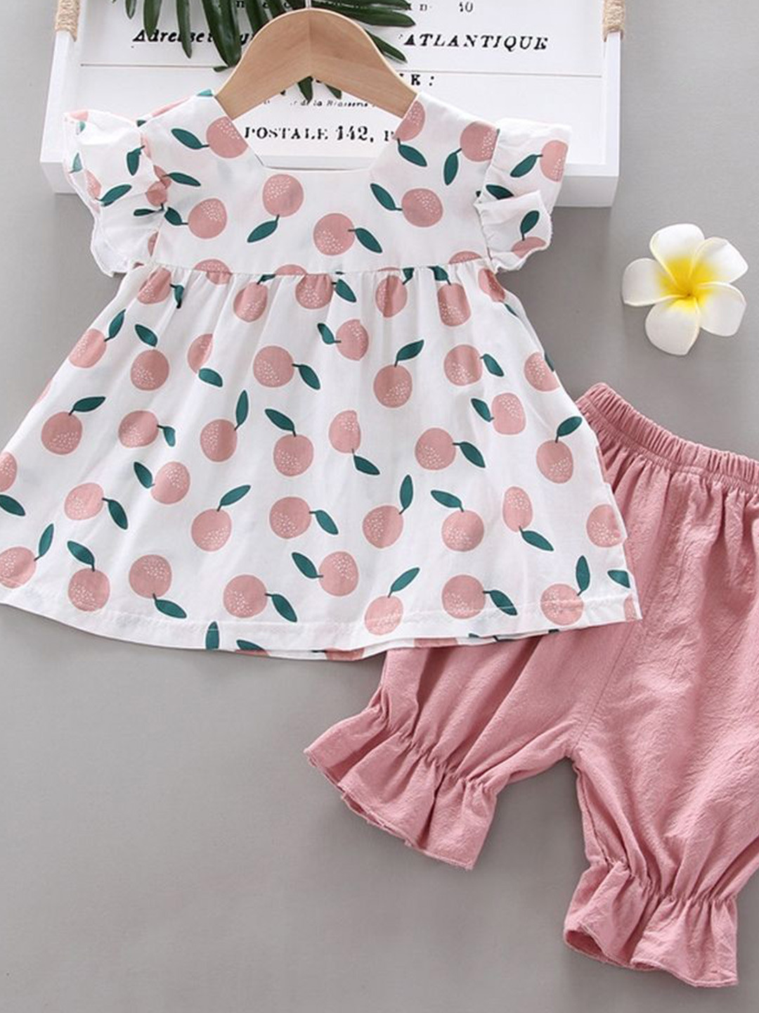 

LULU & SKY Girls Printed Top, Pink
