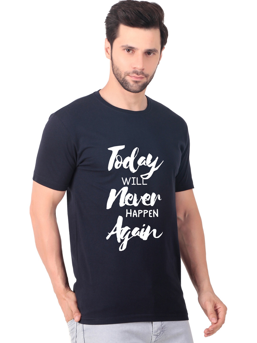 

FABSTIEVE Men New Orleans Pelicans Neymar Printed T-shirt, Navy blue