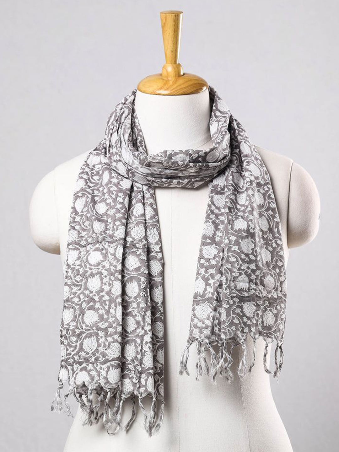 

iTokri Women Printed Stole, Grey