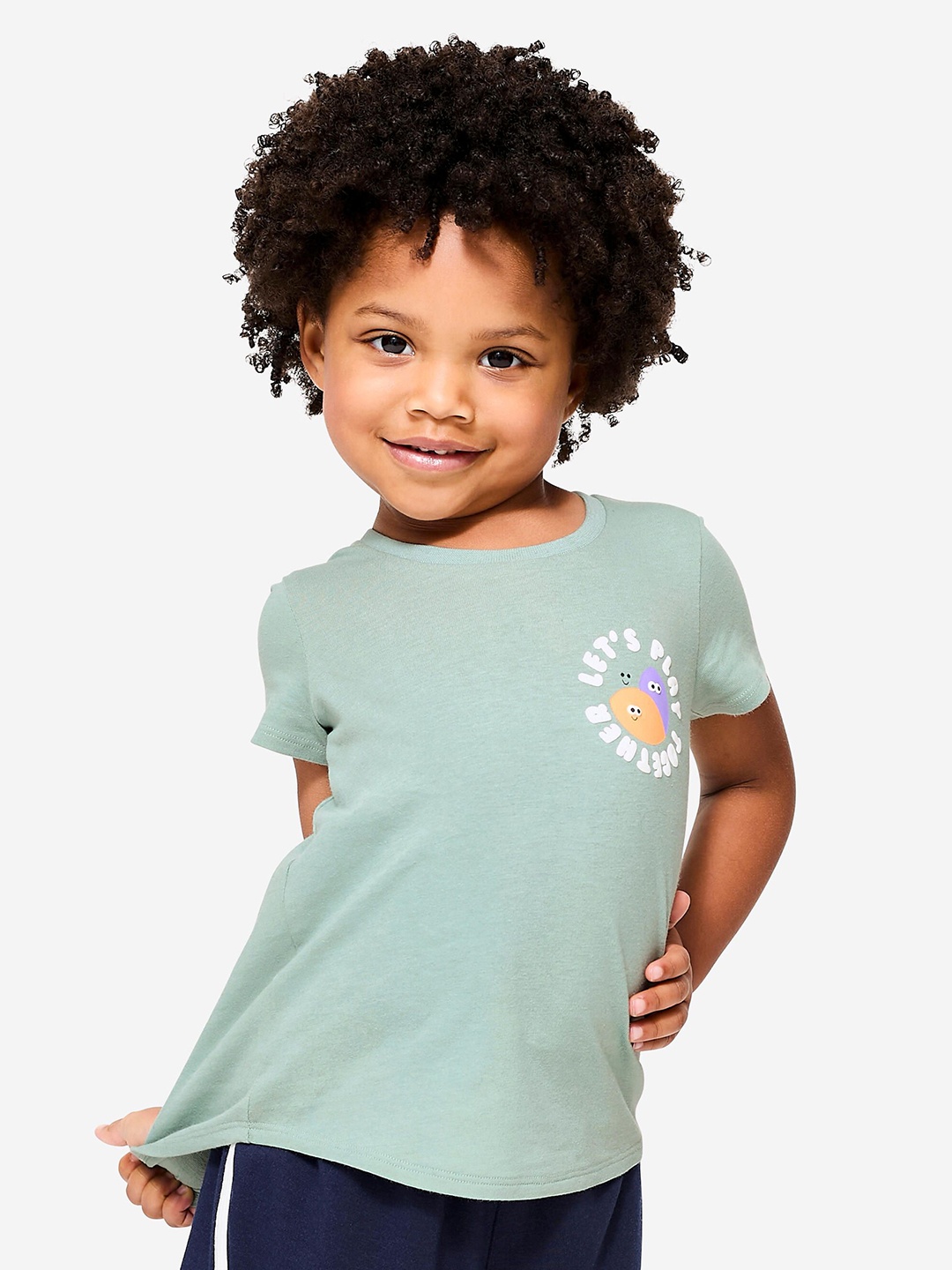 

Domyos By Decathlon Kids' Unisex Multisports Cotton T-Shirt, Green