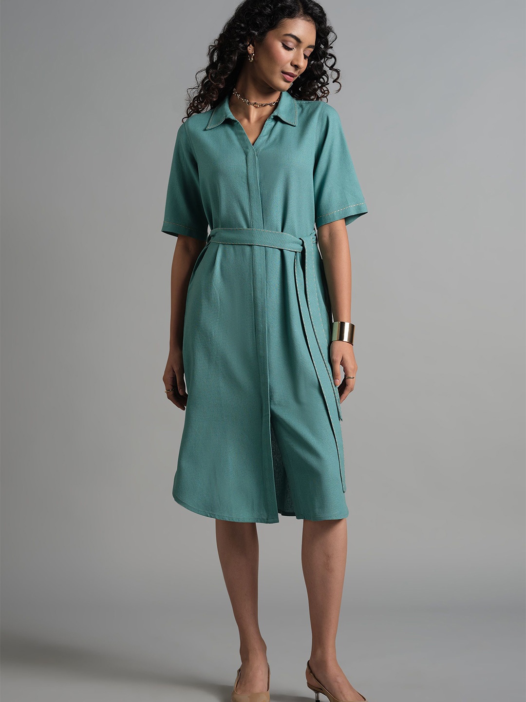 

AND Shirt Dress, Blue