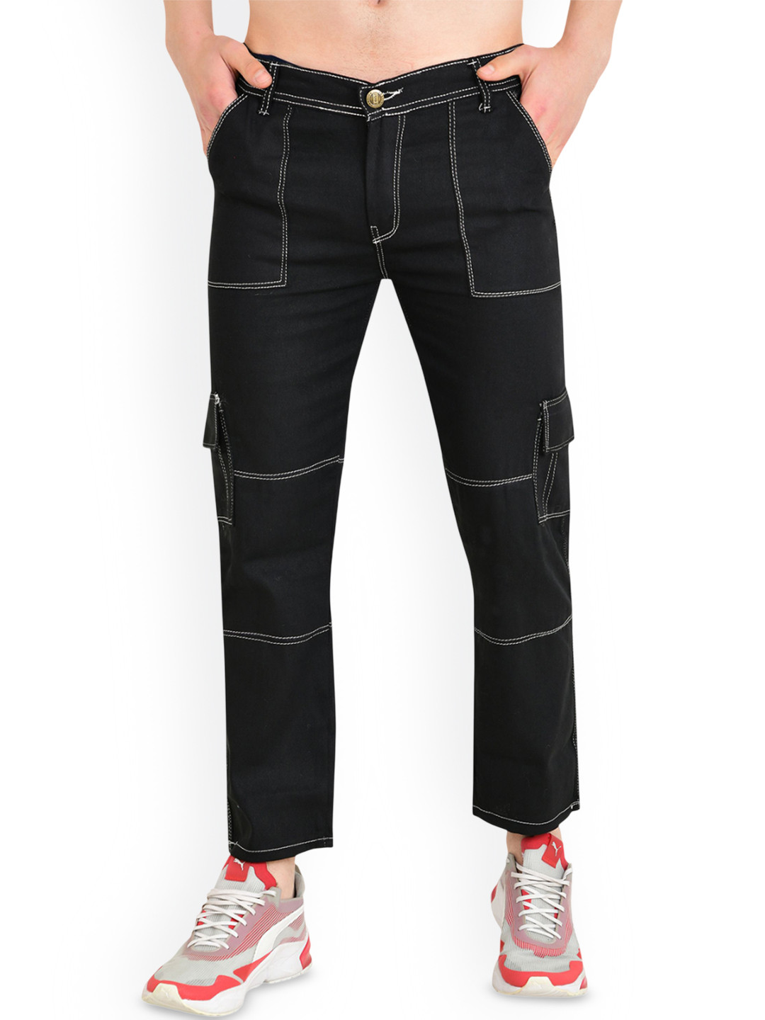 

COMFITS Men Classic Stretchable Jeans, Black