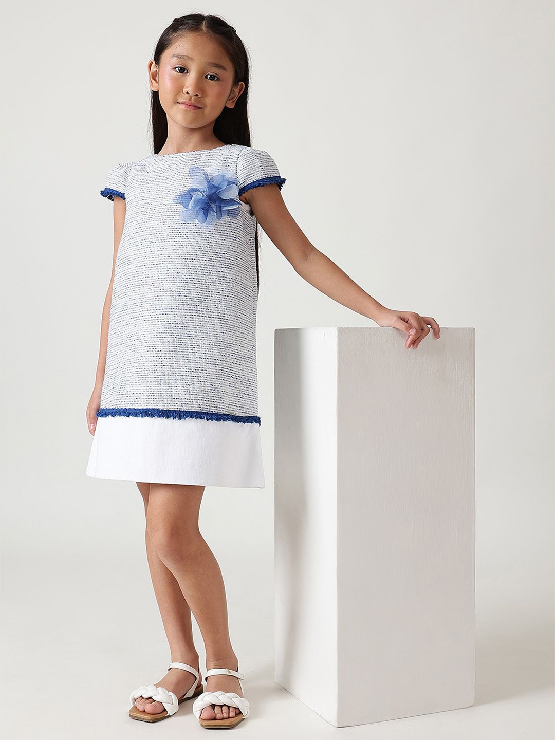 

One Friday A-Line Dress, Blue