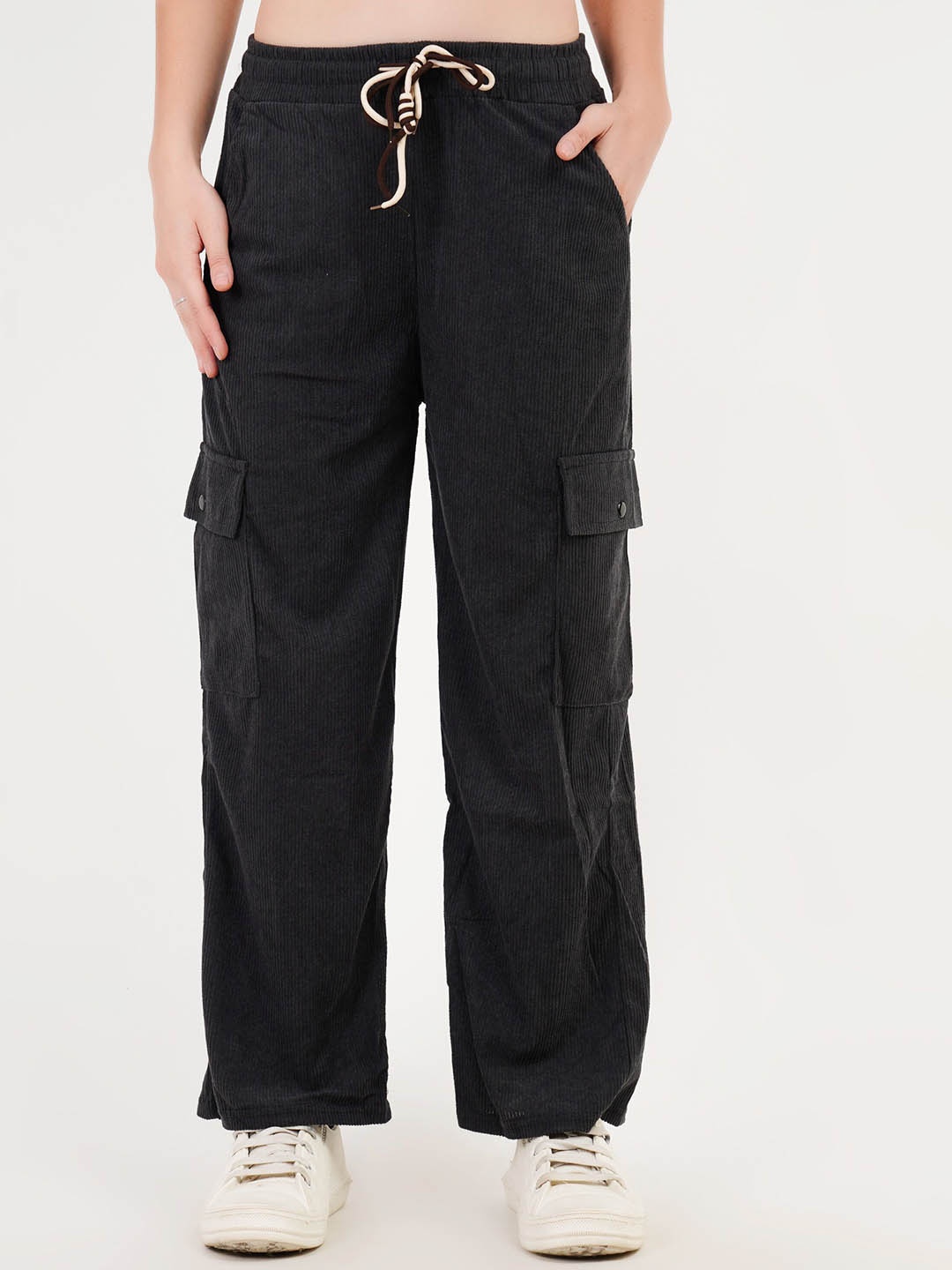 

Lugo Women Cargos Trousers, Grey