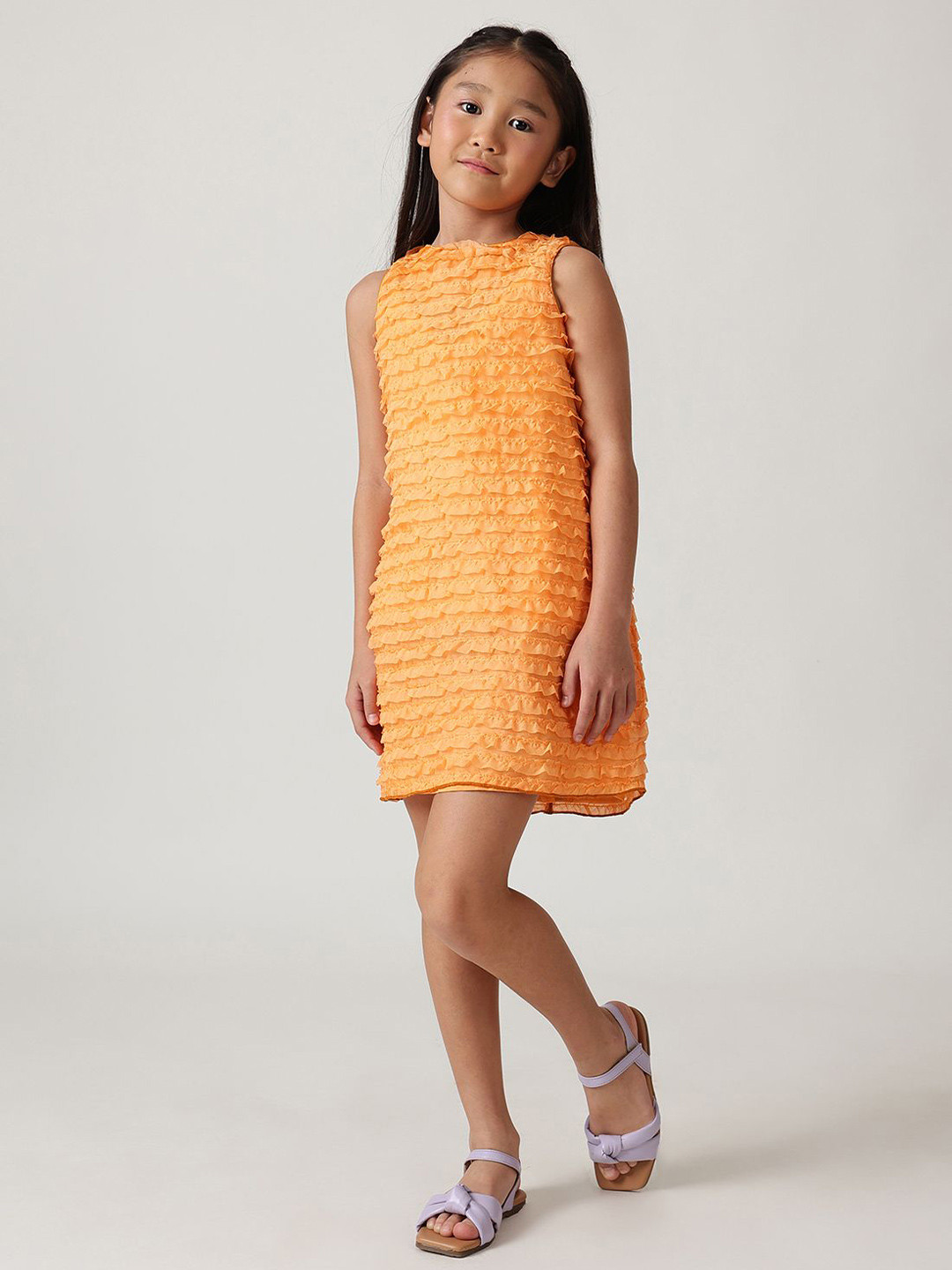 

One Friday A-Line Dress, Orange