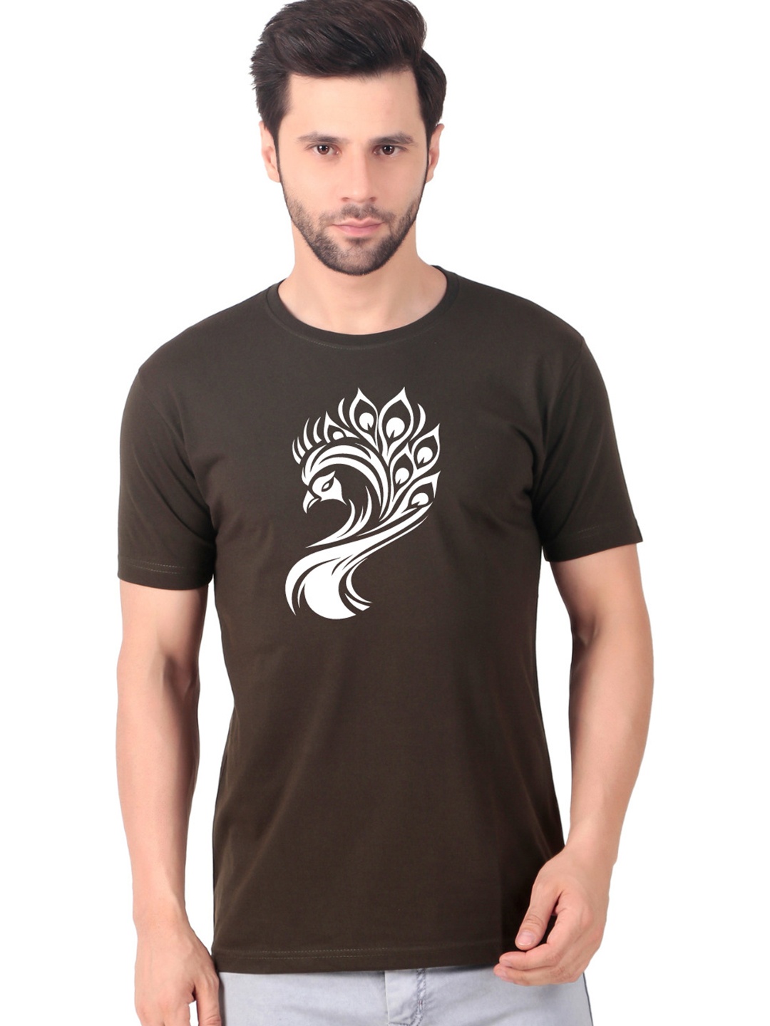 

FABSTIEVE Men New Orleans Pelicans Neymar Printed T-shirt, Brown