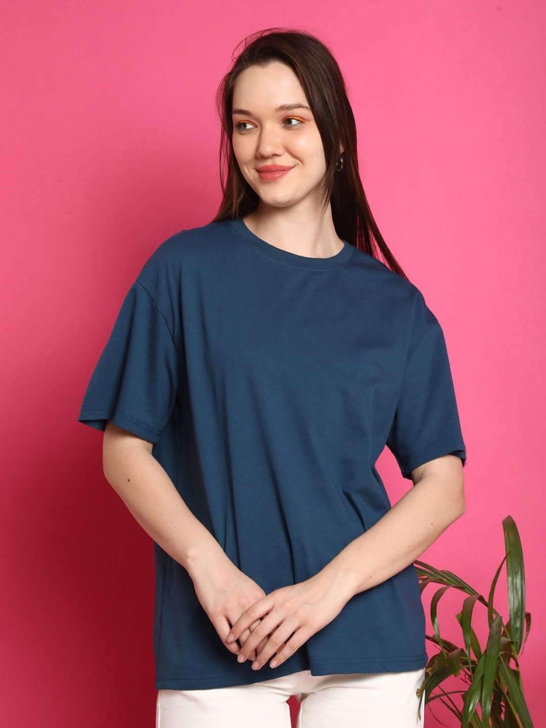 

GLOBAL NOMAD Women Printed T-shirt, Blue