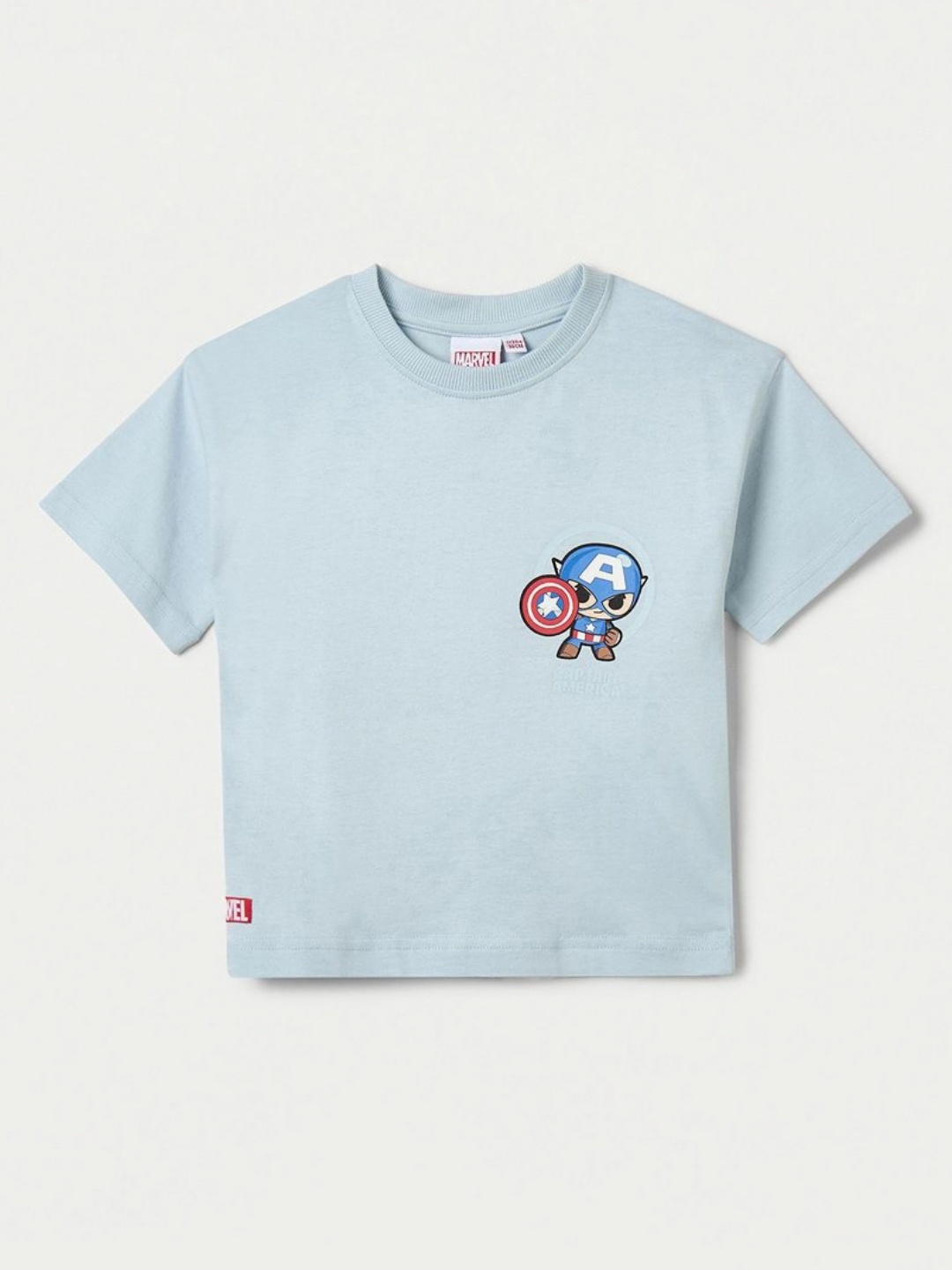 

Juniors by Babyshop Boys Captain America Printed T-shirt, Blue