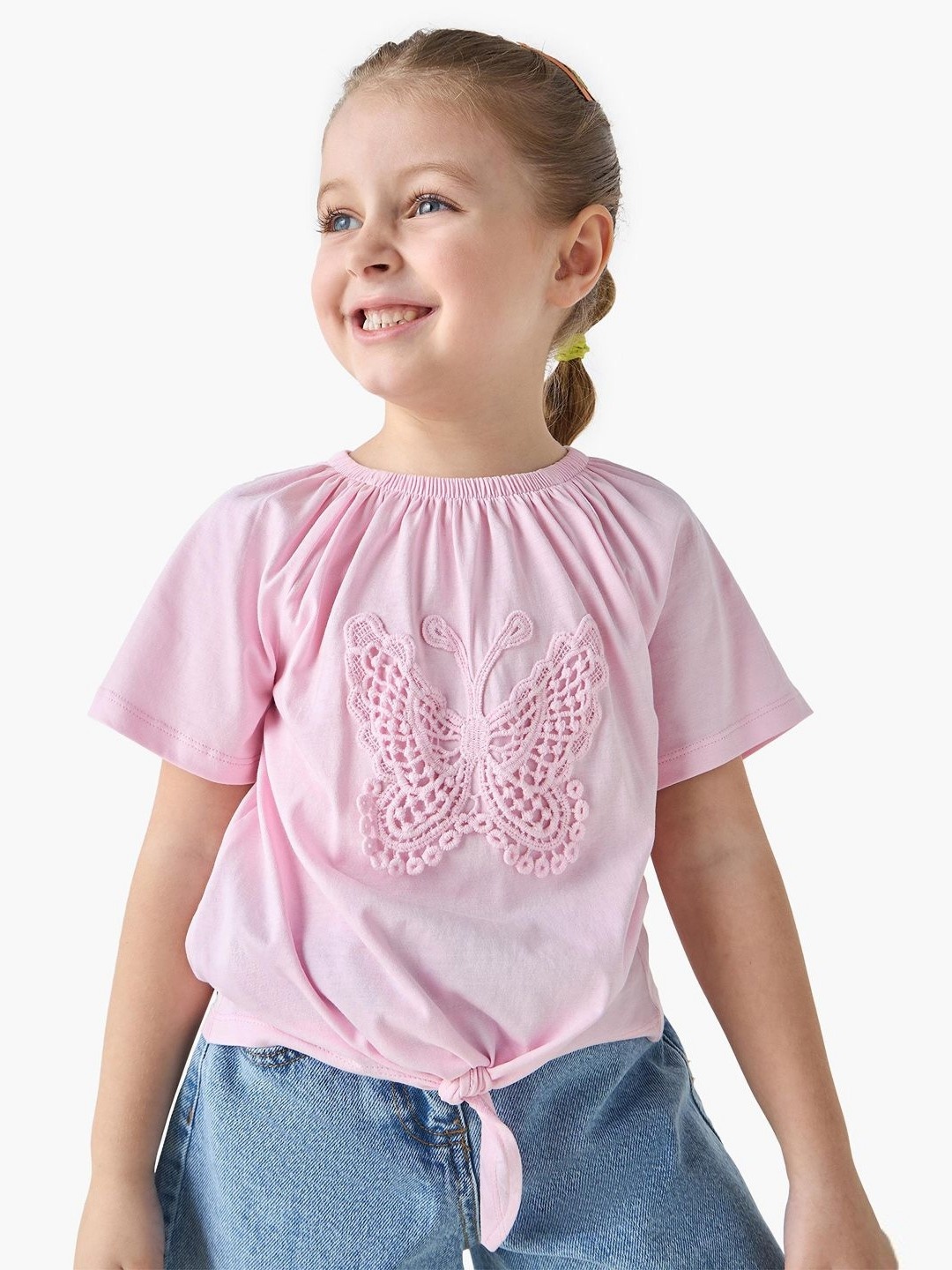 

Juniors by Babyshop Girls Extended Sleeves T-shirt, Pink