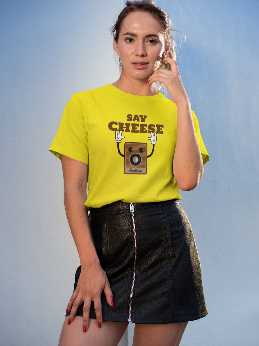 

Moda Rapido Women Bio Finish T-shirt, Yellow